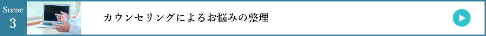 3.カウンセリングによるお悩みの整理