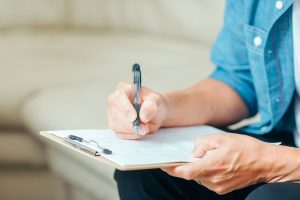 2.受付をすませる