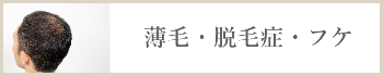 薄毛・脱毛症・フケ