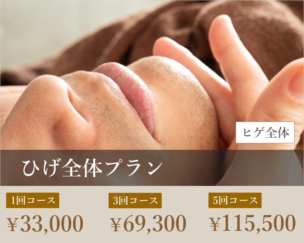 ひげ全体プラン