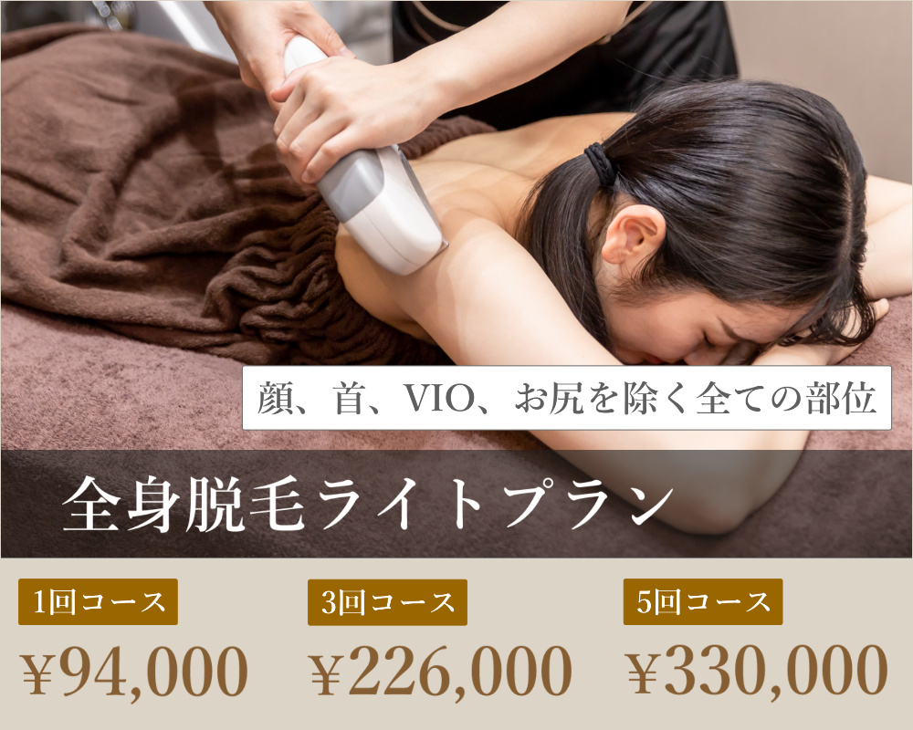 全身脱毛ライトプラン